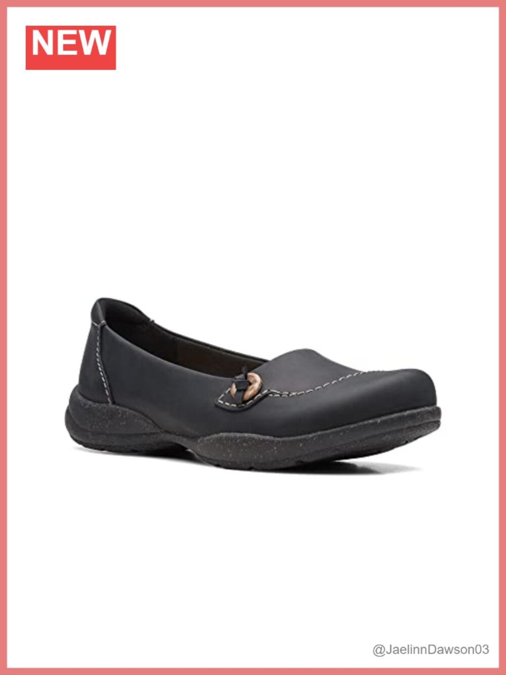 Clarks Women's Roseville Sky Leather Loafers Slip-Ons